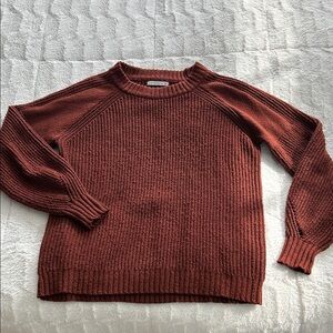 Staccato Warm Rust Crew Neck Sweater